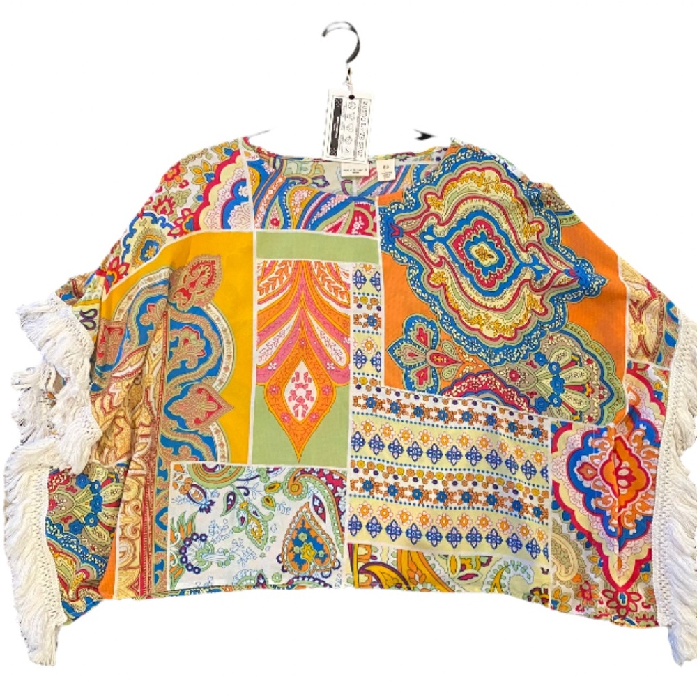 WESTBOUND  Poncho Multiicolor Petite M
